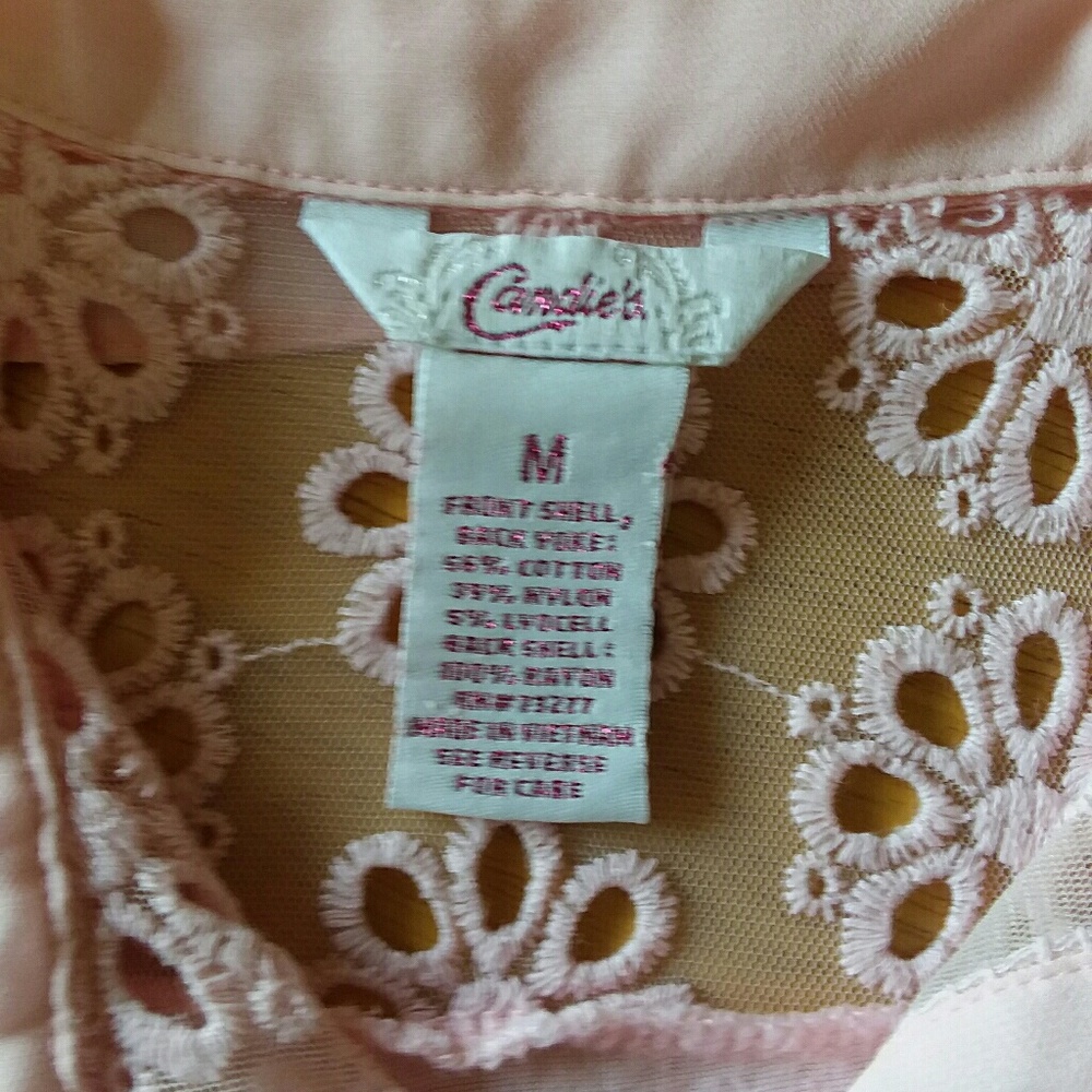 Girls Pink lace blouse